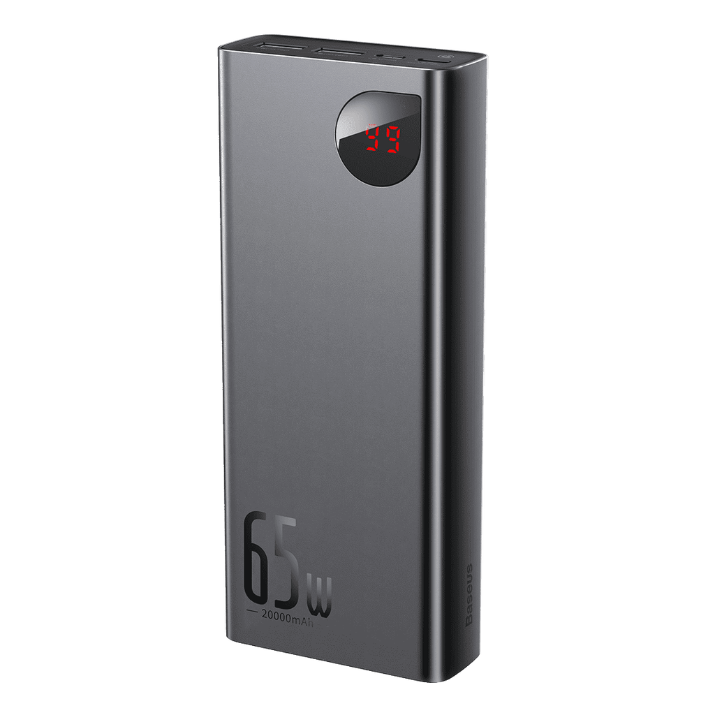Baseus Adaman Metal Digital Display Quick Charge Power Bank 20000mAh 65W Baseus Adaman Metal Digital Display Quick Charge Power Bank 20000mAh 65W