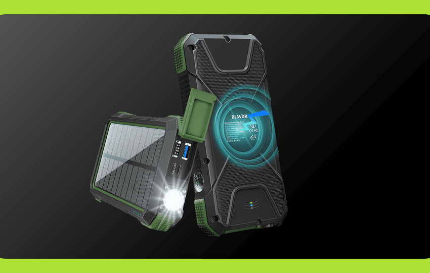 BLAVOR Solar Charger Power Bank