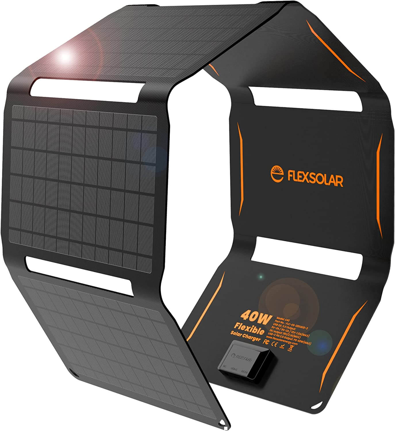 FlexSolar 40W Portable Solar Charger FlexSolar 40W Portable Solar Charger