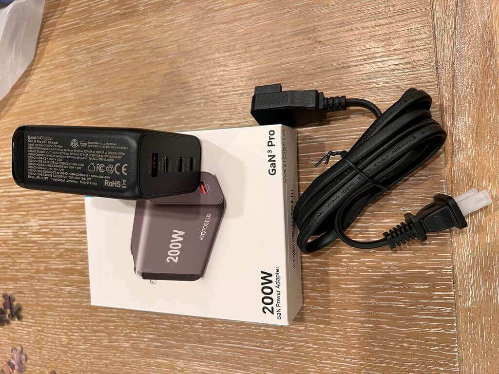 WOTOBEUS 200W USB C Charger Review WOTOBEUS 200W USB C Charger Review