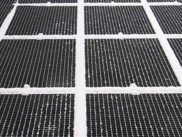 Winter solar Planel