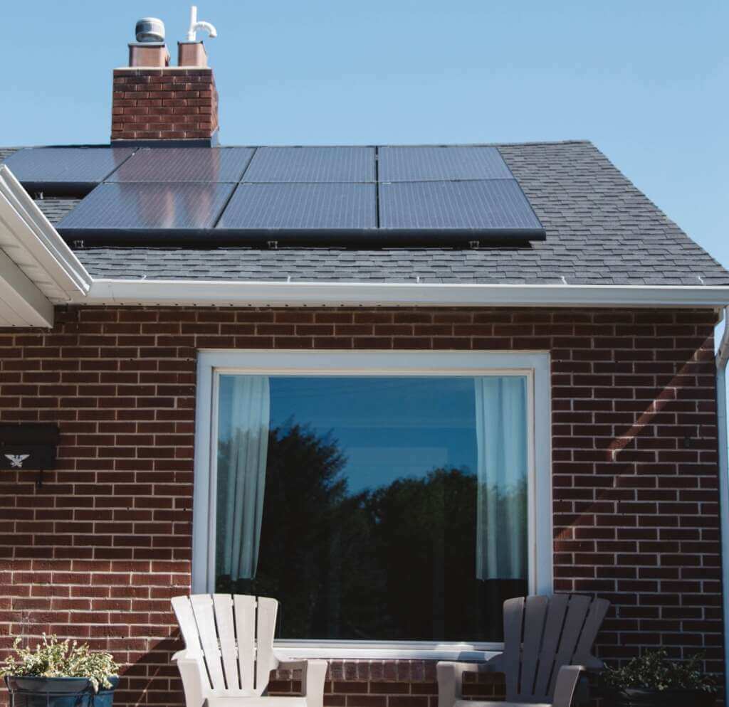 solar panel on rooftop solar panel on rooftop