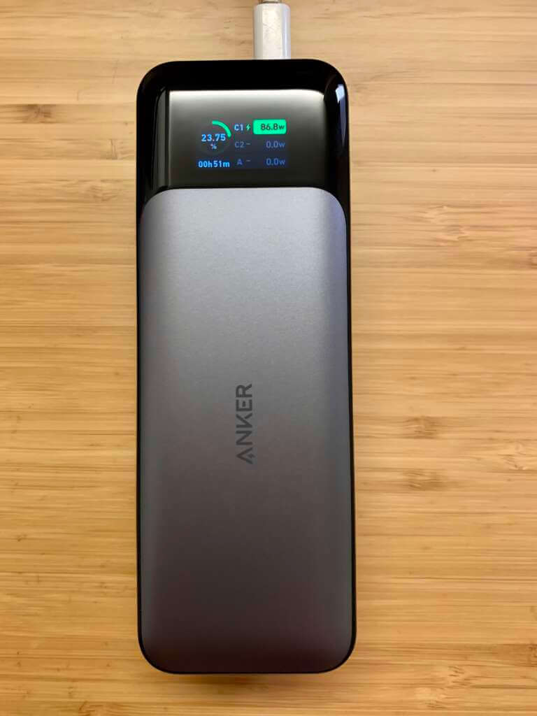 Anker 737 Power Bank Charging wiht 100w charger Anker 737 Power Bank Charging wiht 100w charger