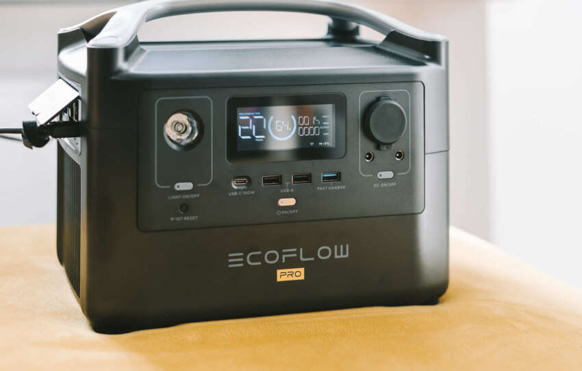 Portable Power Station Charging At Home 1