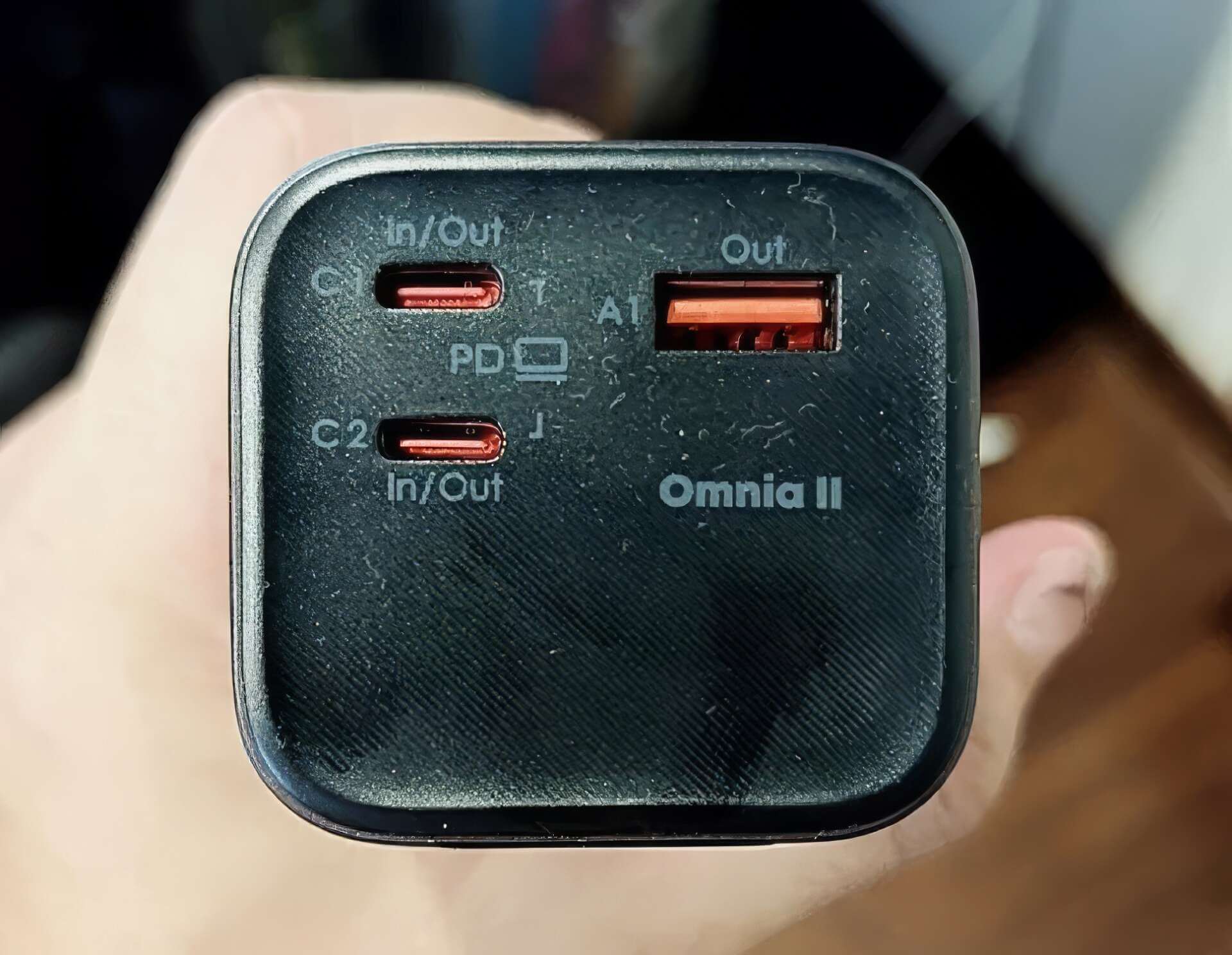 AUKEY PB Y45 27600mAh 140W charging port AUKEY PB Y45 27600mAh 140W charging port
