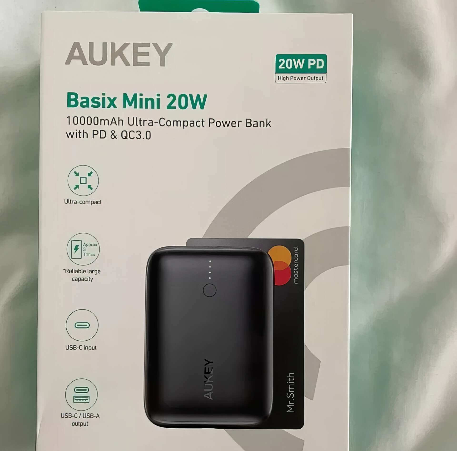 Aukey PB N83S 10000MAH 22.5W PD Aukey PB N83S 10000MAH 22.5W PD